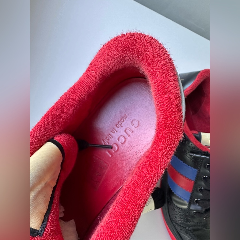 NEW Gucci  Black and Red Sneakers - Picture 11 of 16